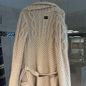 GStar‎ Heavy Long Cardigan Knit, cream, size small, wool! thumbnail 10