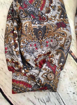 Vintage 1970’s Paisley Print Dress thumbnail 7