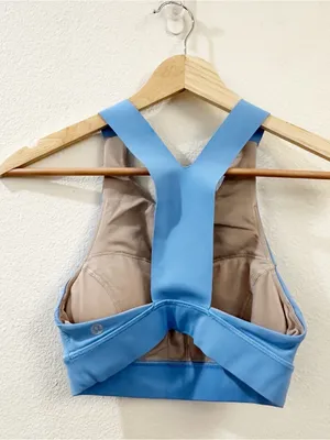 Lululemon Fast & Free Bra Nulux Sports Bra‎ Size 2 Aero Blue thumbnail 6