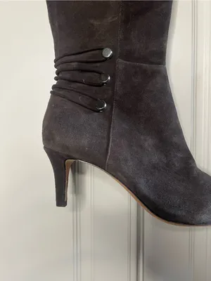 Y2K Antonio Melani Brown Suede Knee High Heeled Boots thumbnail 10