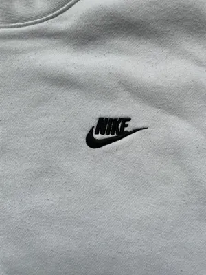 Nike White Crew Neck Sweatshirt thumbnail 4