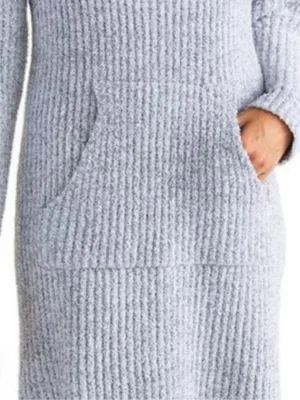 Like New SOFTIES Marshmallow Slouch Turtleneck Lounge Dress Grey Size 2X/3X thumbnail 11
