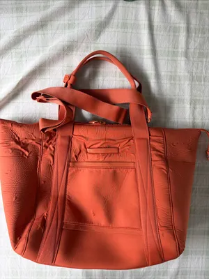 Dagne Dover Orange Neoprene Tote thumbnail 4