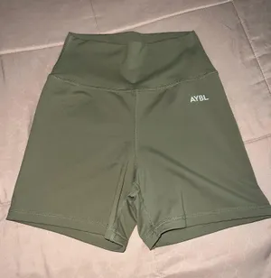 AYBL Green Biker Shorts thumbnail 1