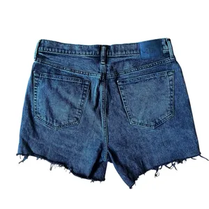 Abercrombie & Fitch Jean Shorts Women’s 34 Black Denim 4.5” Cut Offs Slim thumbnail 2