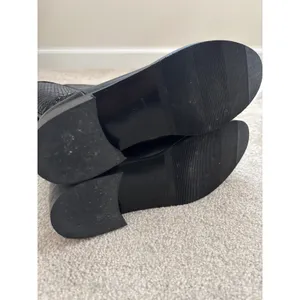 Sesto Meucci Zalia Black Quilted Woven Calf Height Leather‎ Boots Size 8.5 thumbnail 3