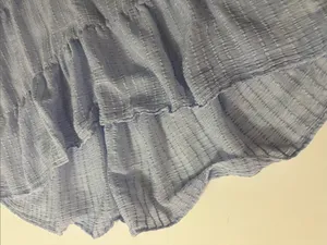 Umgee Light Blue Tiered Popover Tunic thumbnail 4