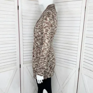 Billabong Marled Cardigan Sweater Brown Multi Juniors Large‎ Button Shawl Collar thumbnail 3