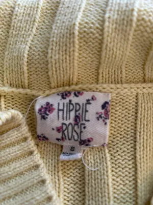 Yellow Sweater V Neckline thumbnail 2