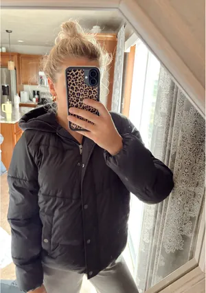 Black Puffer Jacket thumbnail 1