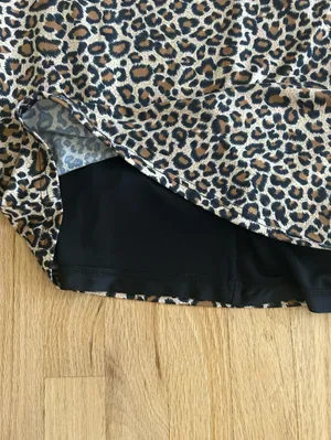 Bardot High Neck Long Sleeve Leopard print animal Dress mobwife xl thumbnail 9