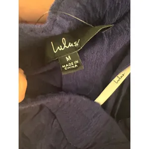 Lulus Milos Navy Blue Convertible Halter Romper M NWT thumbnail 7