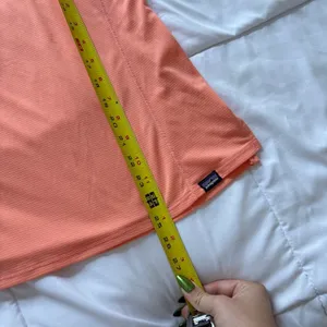 Patagonia Capilene Cool Tank Top Womens Medium Orange Racerback Gorpcore Active thumbnail 5