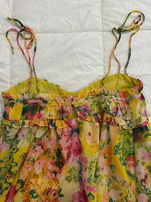 honey plum patterned dress thumbnail 4