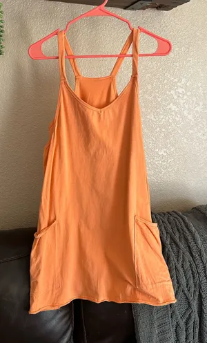 Coral One Piece Athletic Dress Orange Size L thumbnail 1