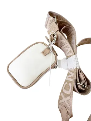NWT Steve Madden Move Utility Crossbody Bag Cream and Tan With FLAWS thumbnail 13