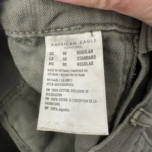 American Eagle Pants Straight Leg High Rise Gorpcore Utility Grunge W 00 x 26‎ thumbnail 5