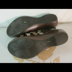 Dansko Drea Fisherman sandals metallic sling back 40 / 9 thumbnail 3