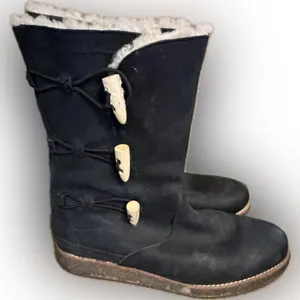 UGG Kaya Leather & Sheepskin Toggle Boots as is thumbnail 1