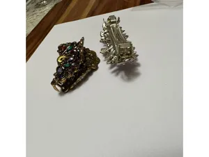 Lot Of 2 Hair Clip / Hair Accessory - Rhinestone thumbnail 8