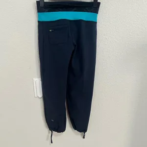 Lululemon Dharana Crop Drawcord Pant Inkwell / Beautiful Baroque / Surge Blue 2 thumbnail 7