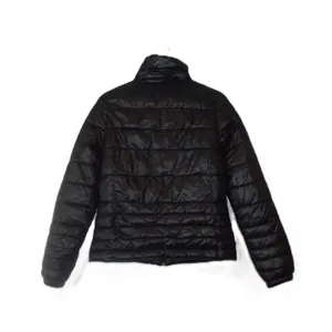 DKNY Sport Black Puffer Jacket Sorona Fill Quilted Stand Collar‎ Women Size S thumbnail 2