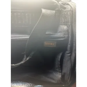 Rome Black Canvas Travel Duffel Bag Weekend Overnight Gym Bag with‎ Strap thumbnail 8