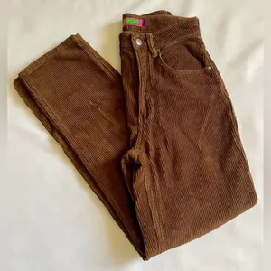 Empyre Women’s Corduroy Pants Brown Size 0 Y2K Skater Baggy Loose 24x30 thumbnail 5