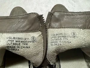 Very G Floral Embossed Ankle Booties in Stone Size 8 thumbnail 12