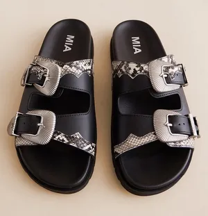 Double Strap Western Sandals thumbnail 1