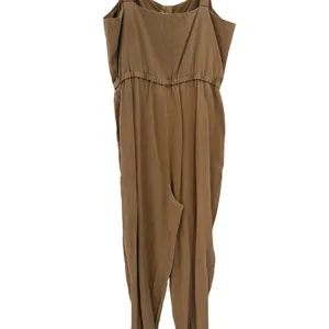 Alice + Olivia Tiana Button‎ Front Jumpsuit Tan Utility Cargo Tie Waist Size 8 thumbnail 11