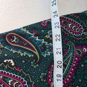 Tommy Hilfiger Womens Paisley Puff Sleeve Fit and Flare Dress Teal Pink Size 10 thumbnail 10