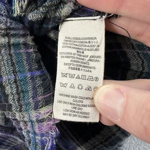Free People Juniper‎ Ridge Snap Side Plaid Button Up Shirt Boho Grunge Women's S thumbnail 4