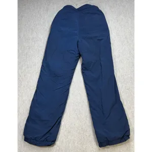 Helly Hansen Womens Vintage Navy‎ Blue Pleated Insulated Snow Ski Pants Size 8 thumbnail 2