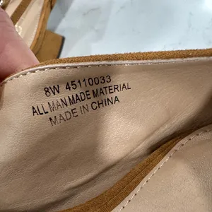 Chic Tan Slingback Heels with Gold Accent Size 8 thumbnail 5