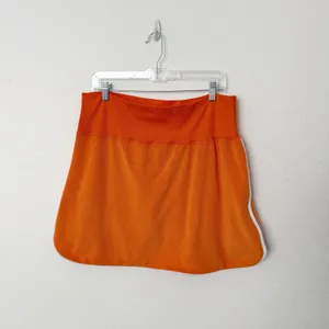 [Aerie] Offline Orange Hole in One Terry Cloth Mini Skort Hidden Shorts Size XL thumbnail 4