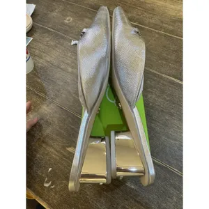 Sam Edelman Women Ollie Square Toe Bit Mule in Silver Size 6.5 Equestrian thumbnail 8