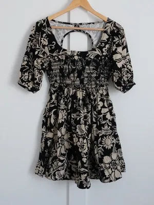 Free People Hawaiian Floral Mini Dress thumbnail 1