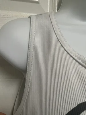 UNBRANDED White Sleeveless Emoji Tank Top thumbnail 6