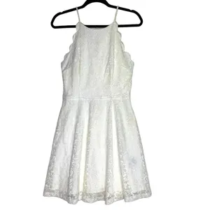 A Byer Womens Dress Size Large Sun Dress Sleeveless Lace Lined Knee‎ Length thumbnail 3