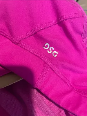 Women's Cross-Back Sports Bra - Bright Pink thumbnail 3