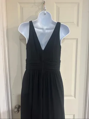 Ever Pretty Black V-Neck Maxi Gown thumbnail 3