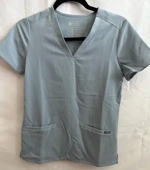 Figs Casma Light Blue‎ Technical Scrub Top thumbnail 1