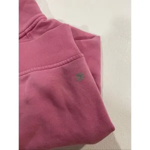 Athleta Girl Cropped Hoodie L 12 Pink Quarter Zip Sweatshirt thumbnail 7