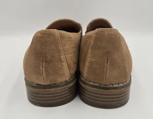 Indigo Rd. Raven Loafers Women's Size 8.5 M Tan Brown Braided Faux Suede Vintage thumbnail 5