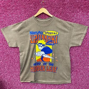 Naruto Uzumaki Hero Of The Hidden Leaf Anime T-Shirt XL thumbnail 1