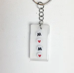5/$25 Handmade Resin Epoxy Glow In The Dark Mama Keychain thumbnail 2