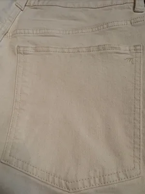 Madewell women’s Relaxed Bootcut Jeans vintage canvas (cream) Size 30 NWT thumbnail 7