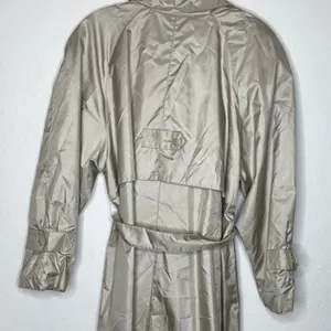 Vintage‎ British Mist Trench Coat thumbnail 4