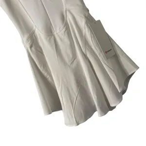 NWT LULULEMON Everlux Short Lined White Tennis 6” Tank Dress thumbnail 7